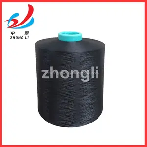 Polyester Yarn 150/48 DDB DTY HIM NIM BLACK A AND AA GRADE Hangzhou Zhongli&Hangzhou Zhongcai