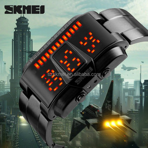 China de los aliexpress barato hombres led digital <span class=keywords><strong>reloj</strong></span> de pulsera 50 m impermeable <span class=keywords><strong>reloj</strong></span> <span class=keywords><strong>binario</strong></span> - Product Image 3