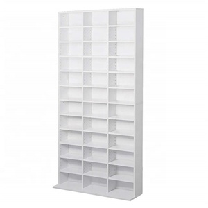 Moderno Mueble de Melamina Blanco para Almacenamiento de CD - Product Image 2