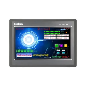 Coolmay EX3G-100HA-44MRT hmi/plc suporte interralado, pid auto-ajuste compatível com fx3g plc