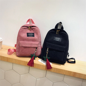Venta al por mayor, nueva tendencia para adultos, mochila japonesa de pana de color sólido, <span class=keywords><strong>randoseru</strong></span> - Product Image 1