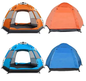 Niceway אוטומטי אוהל עמיד למים קמפינג אוהל נייד קמפינג קרוואן אוהל 3-4 אנשים להשתמש