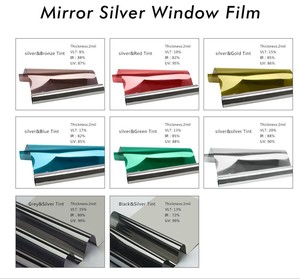HOHOFILM 15%VLT B-0404 <span class=keywords><strong>Film</strong></span> de fenêtre architectural pour la confidentialité, <span class=keywords><strong>film</strong></span> solaire réfléchissant pour vitres avec effet miroir double argenté - Product Image 6