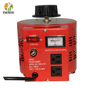 제조업체 0-250V 출력 2A 전압 조정기, (바리악) 단상 500VA 조정기 전압 - Product Image 2