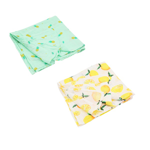 Heureux Flûte usine fournisseur 120 "x 120" haute doux tissu imprimé <span class=keywords><strong>mousseline</strong></span> couvertures bébé swaddle wrap - Product Image 3
