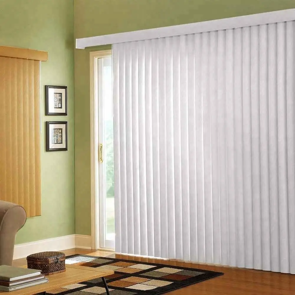 Electric motorized vertical blind track, Balcony Motorized motor window vertical Blinds vertical motorized 'verticle blinds wifi