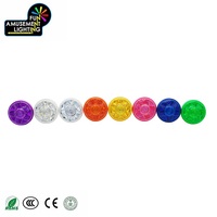 Ampoule de manège de haute qualité pour décoration de parc d'attractions, base cabochon 45mm E14