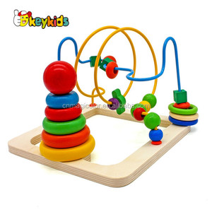 Meilleure vente Jouets intelligents <span class=keywords><strong>en</strong></span> <span class=keywords><strong>bois</strong></span> avec labyrinthe de perles pour bébé W11B194 - Product Image 1
