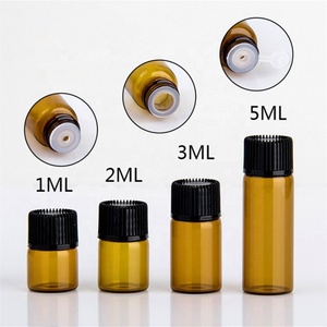 Wholesale Amber Essential Oil <strong>Bottles</strong> 1ml <strong>2ml</strong> 3ml 5ml Mini <strong>Perfume</strong> Glass Small <strong>Sample</strong> <strong>Bottle</strong> for Skincare Cosmetic Packaging - Product Image 2