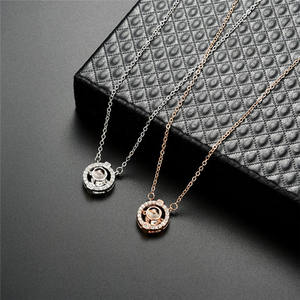 Novità 2024 Collana Cuore con Messaggio in 100 Lingue 'TI AMO' Ricordo d'<span class=keywords><strong>Amore</strong></span> - Product Image 4