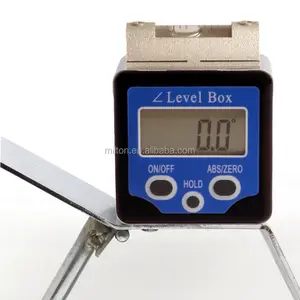 360 degree Digital Inclinometer with spirit bubble digital Protractor Bevel Box digital angle meter