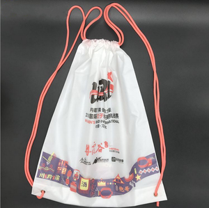 Bán Buôn Giá Rẻ Tùy Chỉnh In Phòng Tập Thể Dục Thể Thao Ba Lô LDPE Nhựa Dây Kéo Túi - Product Image 5