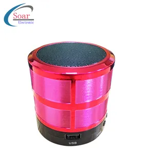 Fabrica de Parlantes en China Speakers Audio System Sound Wholesale Mini Electroplating Portable Speaker Blue Tooth With TF Card