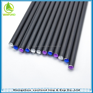 Novedad souvenir publicidad lápiz te negro lápiz de madera para regalos - Product Image 5