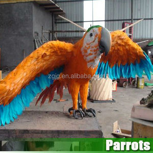 Alta Simulazione Decorazione del Giardino Della Resina Artificiale Vita Size Diretta Pappagallo Uccelli - Product Image 2