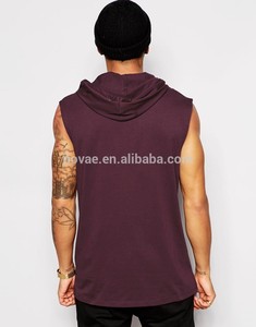 Hombres Plain <span class=keywords><strong>jersey</strong></span> en <span class=keywords><strong>blanco</strong></span> sin mangas camisas y sudaderas - Product Image 2