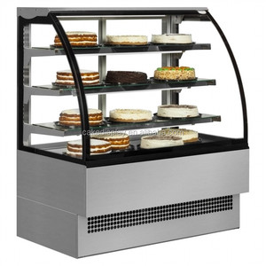 De vidrio Rectangular 4 capas panadería refrigerados escaparate torta precio - Product Image 6