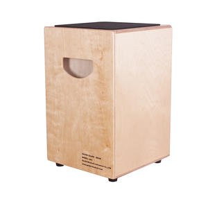 Gecko CD01 Cajon box drum super deep bass doppi fori suono woofer beat box corpo in betulla Jumbo bass cajon box drum - Product Image 2