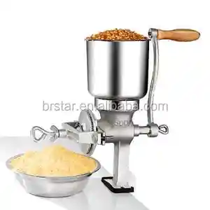 Manual Corn Grinder Flour Maker Wheat Grain Nut Mill Cast Iron Home Kitchen Tool