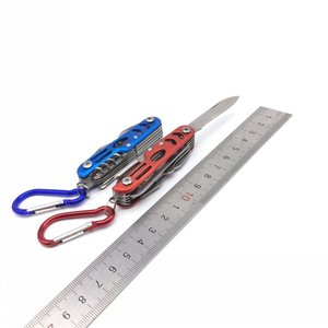 <span class=keywords><strong>11</strong></span> Chức Năng Thép Không Gỉ Bỏ Túi Đa Dao Ngoài Trời Sống Sót Gấp Dao Thụy Sĩ - Product Image 6