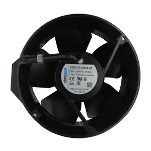 Ebmpapst W2E143-AB09-06 230v ac 24w 30w 172*172*51mm 294cfm 3300rpm, inversor resistente a alta temperatura ventilador de refrigeração