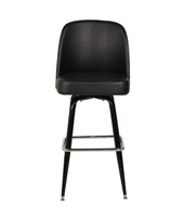 Tabouret de bar contemporain pivotant en métal en PVC, cuir, siège baquet moderne, meubles pour la maison, bar, salon, hôtel