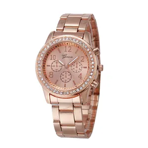 WJ-2781 Hot Sale With Rhinestone Charming Geneva Brand Small Dial For Decorate Lady Fashion Watch