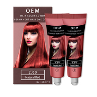 Haar färbemittel Creme OEM Glitzernde Henna Blume Rote Farbe Haar direkt Kräuter Permanent Easy Color ing High Easy Washing