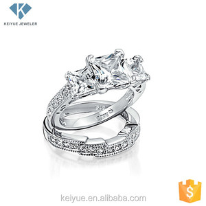 Diamante zircone anello di fidanzamento significa amore per sempre - Product Image 1