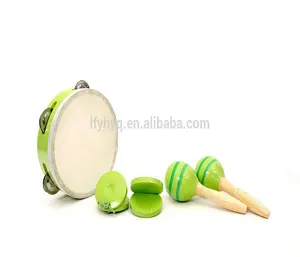 Musicale mini percussioni batteria, musicale maracas, nacchere, tamburello