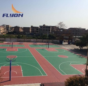 Cancha <span class=keywords><strong>de</strong></span> <span class=keywords><strong>Tenis</strong></span>, Baloncesto y Bádminton Portátil <span class=keywords><strong>de</strong></span> Acrílico y Poliuretano para Exteriores - Product Image 2