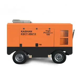 Parafuso portátil diesel KSCY-550 cfm 550/13, compressor de ar