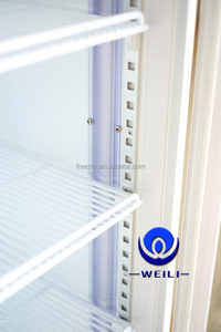 2017 <span class=keywords><strong>Vertical</strong></span> puerta de cristal transparente portátil frigorífico congelador escaparate de la exhibición - Product Image 5