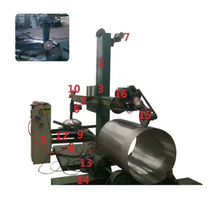 Dual-Use Dish Head And Tank Polishing/Aluminum Truck Wheel Polishing Machine For Sale