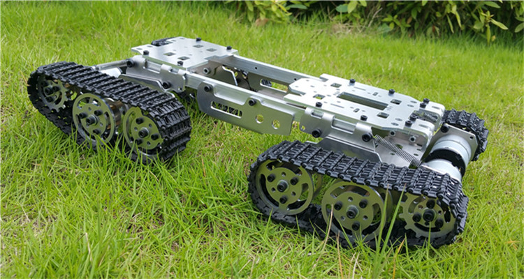 WZY569 インテリジェントRCタンクカーロボットシャーシ CNC合金ボディ