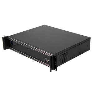 Hot bán 2U LCD Rackmount Trường hợp với fan có thể hỗ trợ 9.6*9.6 Bo mạch chủ <span class=keywords><strong>ATX</strong></span> fan và 2*8cm người hâm mộ - Product Image 3