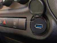 Câble d'extension USB 3.0 mâle à femelle encastré pour voitures camions bateaux avec gaine en PVC et blindage de tresse pour ordinateurs
