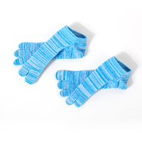 Chaussettes en coton pour hommes et femmes, pantoufles à bout personnalisé, respirantes, pour bateau, pour sport couple, cinq doigts, nouvelle collection