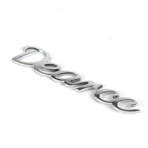 Personnalisé Argent <span class=keywords><strong>3D</strong></span> Auto-Adhésif de Voiture En Plastique ABS Chrome Lettres Logo De Voiture Chrome Lettres pour Voiture - Product Image 3