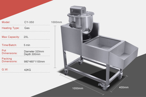 Chuangyu Importar Productos de Alta Demanda de Fácil Operación Máquina Expendedora de <span class=keywords><strong>Palomitas</strong></span> de maíz Para El Gas De Medalla de Oro - Product Image 1