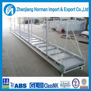 Aluminio Wharf marina pasarela <span class=keywords><strong>en</strong></span> <span class=keywords><strong>venta</strong></span>, Piso Pasarela, escalera de embarque - Product Image 1