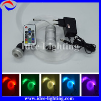 BRICOLAGE 12VDC kit de lumière à fibre optique pour la décoration de voiture