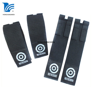 Sangle de pédale de vélo à crochets et boucles en nylon avec fermetures à haute résistance - Product Image 3