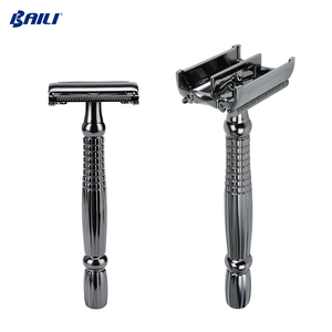 Chất Lượng Tốt Nhất <span class=keywords><strong>Double</strong></span> Edge Dao Cạo An Toàn Tay Cầm Dài Man Shavers - Product Image 3