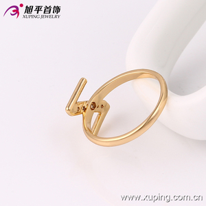 แหวนแฟชั่นตัวอักษรทันสมัย 13592-Xuping ชุดแหวนทองสำหรับเด็ก ดีไซน์สำหรับเด็ก - Product Image 5