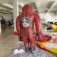 Costume de mascotte gonflable pour adulte, adulte, échelle, prix d'usine