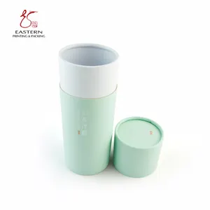Luxury Color Printing Packaging Water Cup Cardboard Tube Paper Packaging Box Custom Round Gift Box With Lid