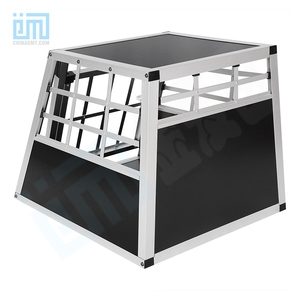 GMTPET fabrika toptan üretici OEM özel yüksek kalite tek kapı kulübesi alüminyum köpek taşıyıcı kafes Pet House satılık - Product Image 6