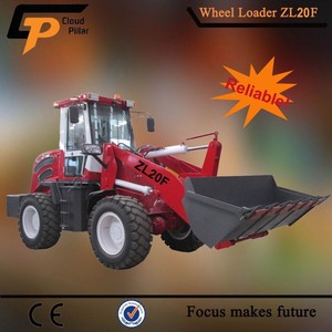 Pemuat roda daya besar Zl20 dengan Snowblower garpu pengangkat lampiran untuk roda pemuat digunakan roda kompak pemuat untuk dijual - Product Image 6