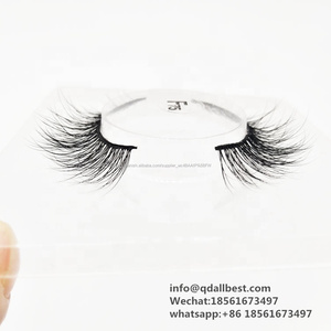 Qingdao Allbest belleza 3D visón pestañas Real <span class=keywords><strong>Siberia</strong></span> pelo de visón pestañas con logotipo personalizado - Product Image 4